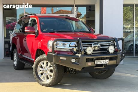 Red 2018 Toyota Landcruiser Wagon Sahara (4X4)