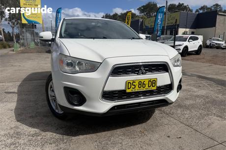 White 2013 Mitsubishi ASX Wagon (4Wd)