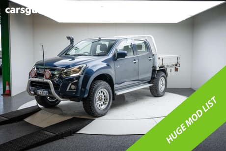 Blue 2017 Isuzu D-MAX Crew Cab Utility Ls-M Hi-Ride (4X4)