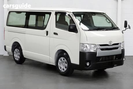 White 2019 Toyota HiAce Commercial LWB