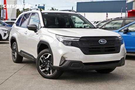 White 2025 Subaru Forester Wagon Hybrid L (Awd)