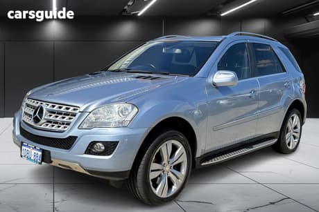 Blue 2009 Mercedes-Benz ML SUV ML350 4X4