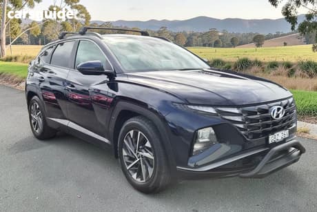 Blue 2023 Hyundai Tucson Wagon Elite (Awd)