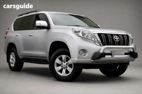 Silver 2014 Toyota Landcruiser Prado Wagon Gxl (4X4)