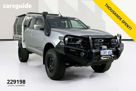 Silver 2021 Mazda BT-50 Dual Cab Chassis Xt (4X4)