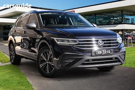Black 2022 Volkswagen Tiguan Wagon Allspace 132Tsi Life