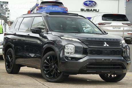 Grey 2025 Mitsubishi Outlander Wagon Phev Gsr (Awd)