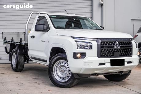 White 2026 Mitsubishi Triton Cab Chassis Glx (4X2)