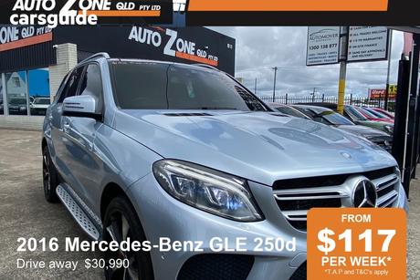 Silver 2016 Mercedes-Benz GLE250 Wagon D