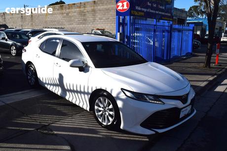 White 2020 Toyota Camry Sedan Ascent
