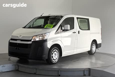 White 2024 Toyota HiAce Van Lwb