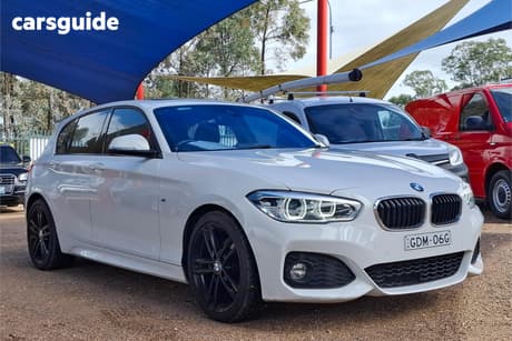 White 2018 BMW 118I Hatchback Sport Line