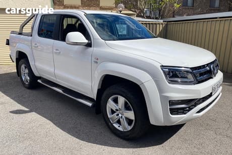 White 2017 Volkswagen Amarok Dual Cab Utility V6 Tdi 550 Highline
