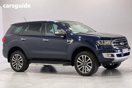 Blue 2020 Ford Everest Wagon Titanium (4Wd 7 Seat)