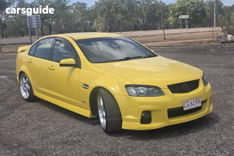 Yellow 2011 Holden Commodore Sedan Sv6