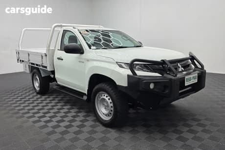 White 2023 Mitsubishi Triton Cab Chassis Glx (4X4)