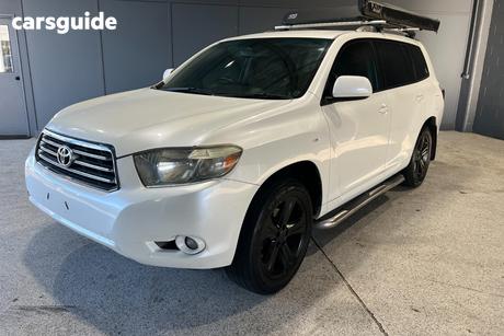 White 2010 Toyota Kluger Wagon Kx-S (4X4)