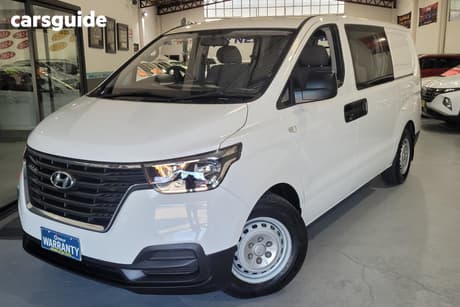 White 2020 Hyundai Iload Crew Van 6S Liftback