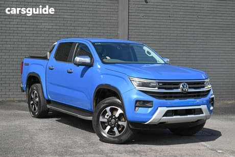 Blue 2023 Volkswagen Amarok Dual Cab Utility Style Tdi600 4Motion