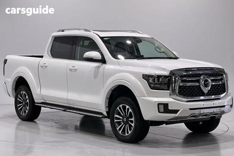 White 2026 GWM Cannon Alpha Dual Cab Utility Ultra (4X4)