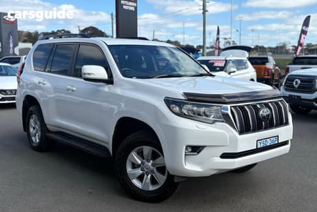 White 2021 Toyota Landcruiser Prado Wagon Gxl