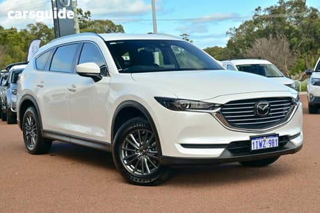 White 2021 Mazda CX-8 Wagon Sport (Fwd)