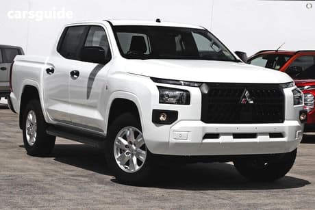 White 2025 Mitsubishi Triton Double Cab Pick Up Glx+ (4X4)