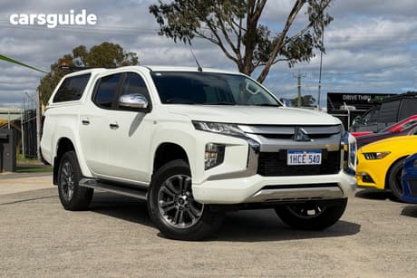 White 2020 Mitsubishi Triton Double Cab Pick Up Glx-R (4X4)