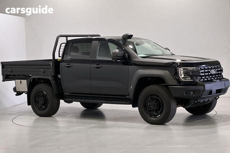 Black 2025 Ford Ranger Dual Cab Chassis Super Duty (4X4)