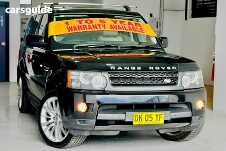 Black 2010 Land Rover Range Rover Sport Wagon 3.0 Tdv6