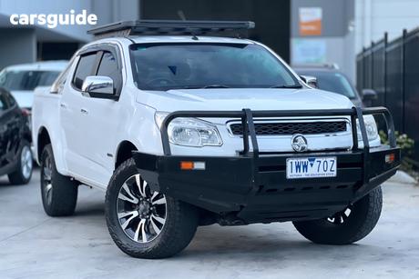 White 2013 Holden Colorado Crew Cab Pickup Ltz (4X4)