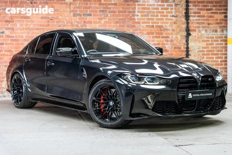 Black 2023 BMW M3 Sedan Competition