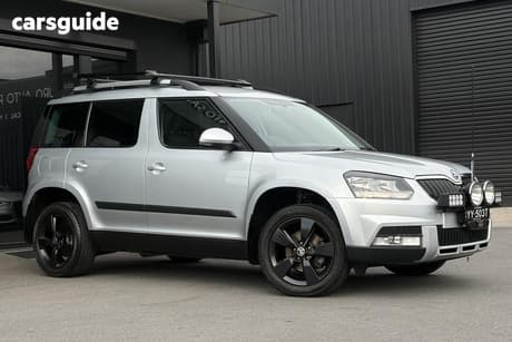 Silver 2016 Skoda Yeti Wagon Outdoor 110 Tsi (4X4)