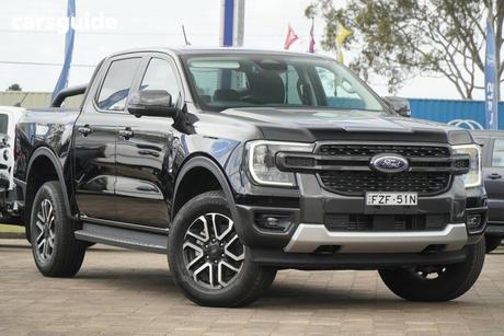 Black 2025 Ford Ranger Double Cab Pick Up Sport 3.0 (4X4)