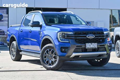 Blue 2025 Ford Ranger Double Cab Pick Up Wildtrak 3.0 (4X4)