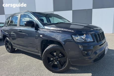 Black 2015 Jeep Compass SUV SPORT