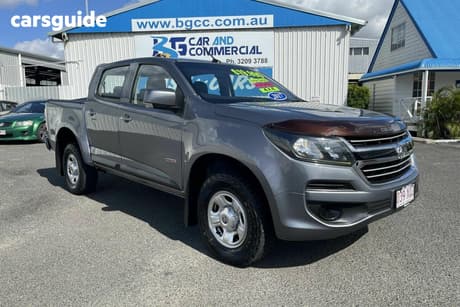 Grey 2017 Holden Colorado Crew Cab Chassis Ls (4X4)