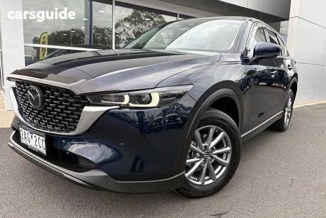 Blue 2024 Mazda CX-5 Wagon G25 Maxx Sport (Fwd)