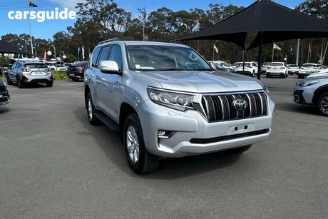 Silver 2019 Toyota Landcruiser Prado Wagon Gxl (4X4)