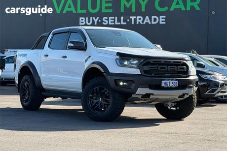 White 2019 Ford Ranger Double Cab Pick Up Raptor 2.0 (4X4)