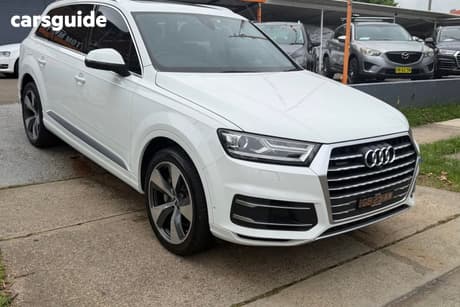 White 2016 Audi Q7 Wagon 3.0 Tdi Quattro
