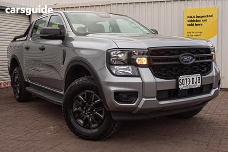 Silver 2025 Ford Ranger Double Cab Pick Up 2.0 (4X4) Black Edition