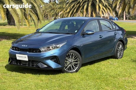 Blue 2021 Kia Cerato Sedan Sport+