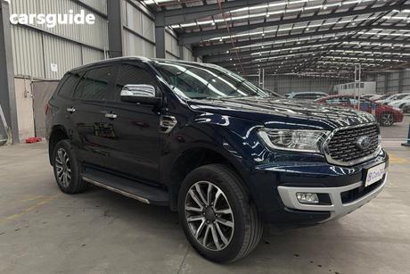 Blue 2021 Ford Everest Wagon Titanium (4Wd)