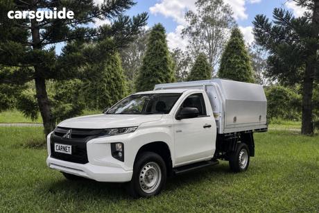 White 2022 Mitsubishi Triton Cab Chassis Glx (4X2)