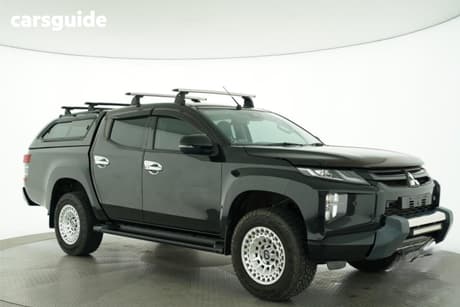 Black 2020 Mitsubishi Triton Double Cab Pick Up Gsr (4X4)