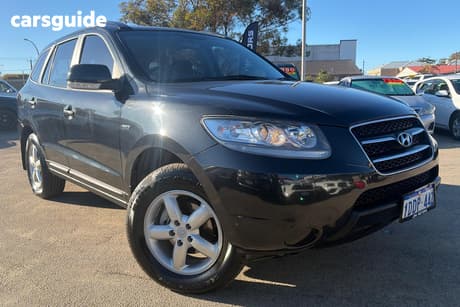 Black 2009 Hyundai Santa FE Wagon Sx Crdi (4X4)