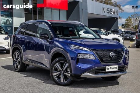 Blue 2025 Nissan X-Trail Wagon Ti (4Wd) E-Power (Hybrid)