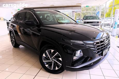 Black 2021 Hyundai Tucson Wagon Elite (Awd)