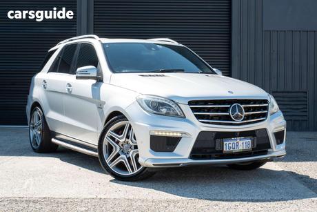 Silver 2014 Mercedes-Benz ML63 Wagon Amg (4X4)